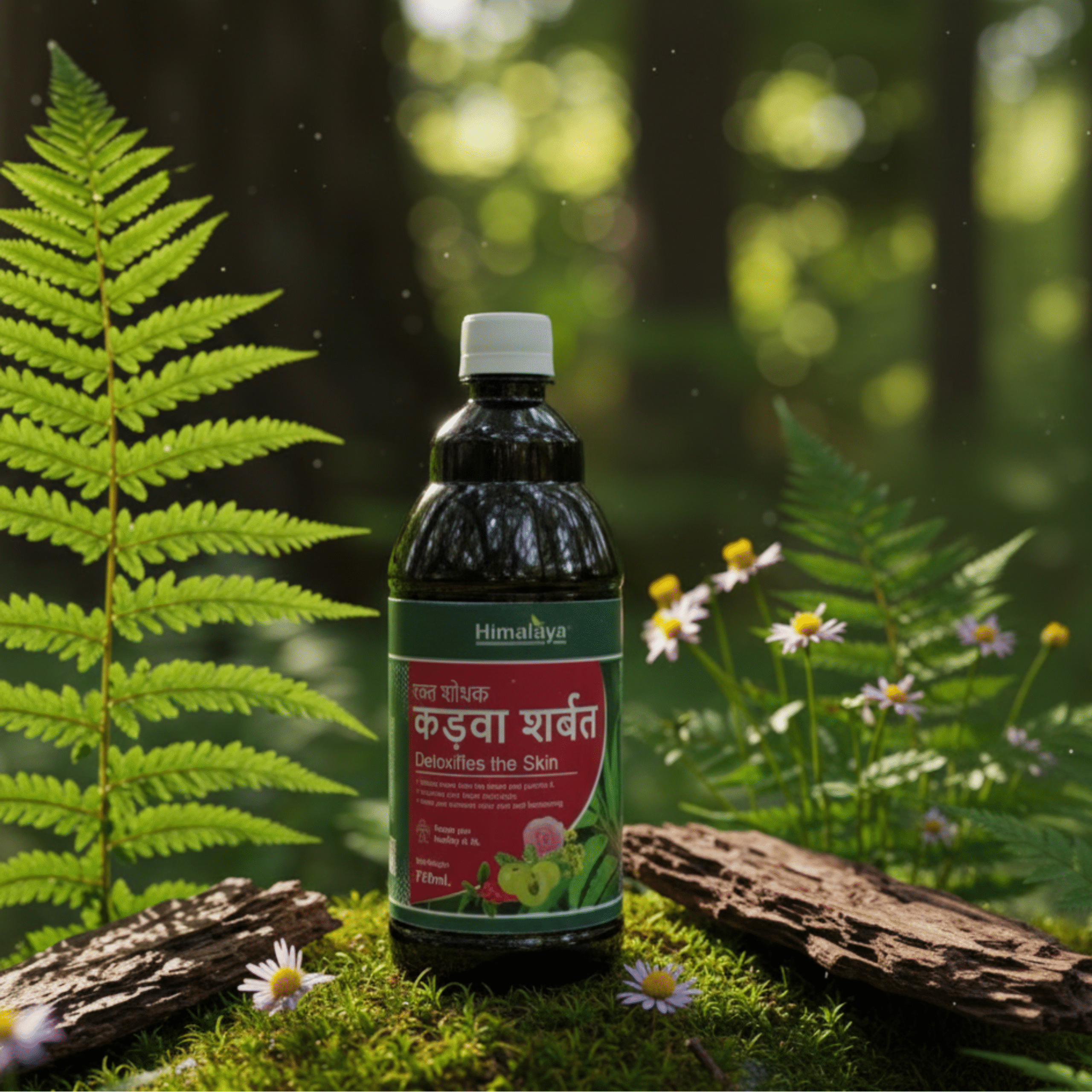 Himalaya Pharmacy Kaduva Sharbat (कड़वा शरबत) - रक्त शोधक और त्वचा डिटॉक्सिफायर, 200ml