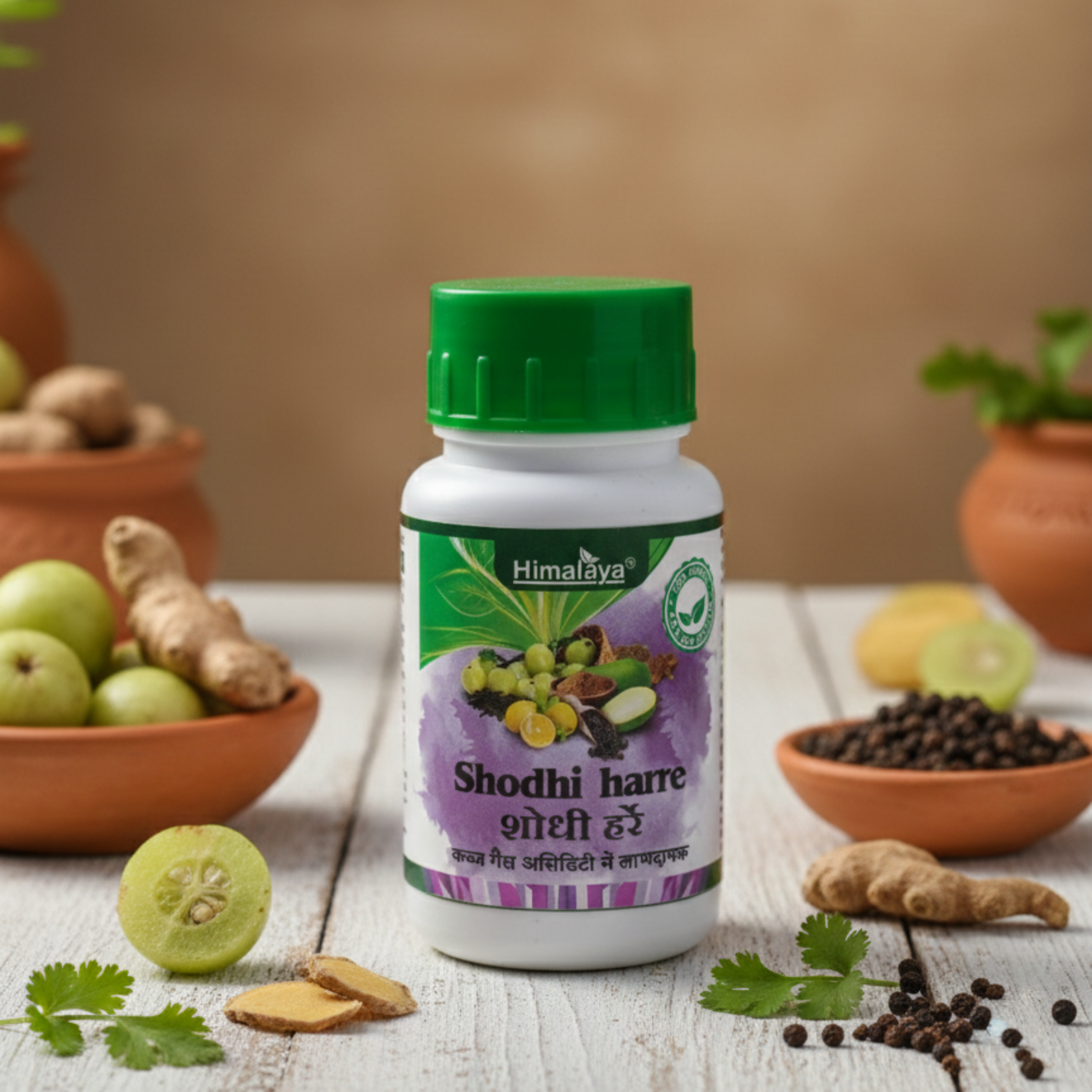 Himalaya Pharmacy Shodhi Harre (शोधी हर्रे): Gentle Relief for Constipation, Gas & Acidity, 100gm