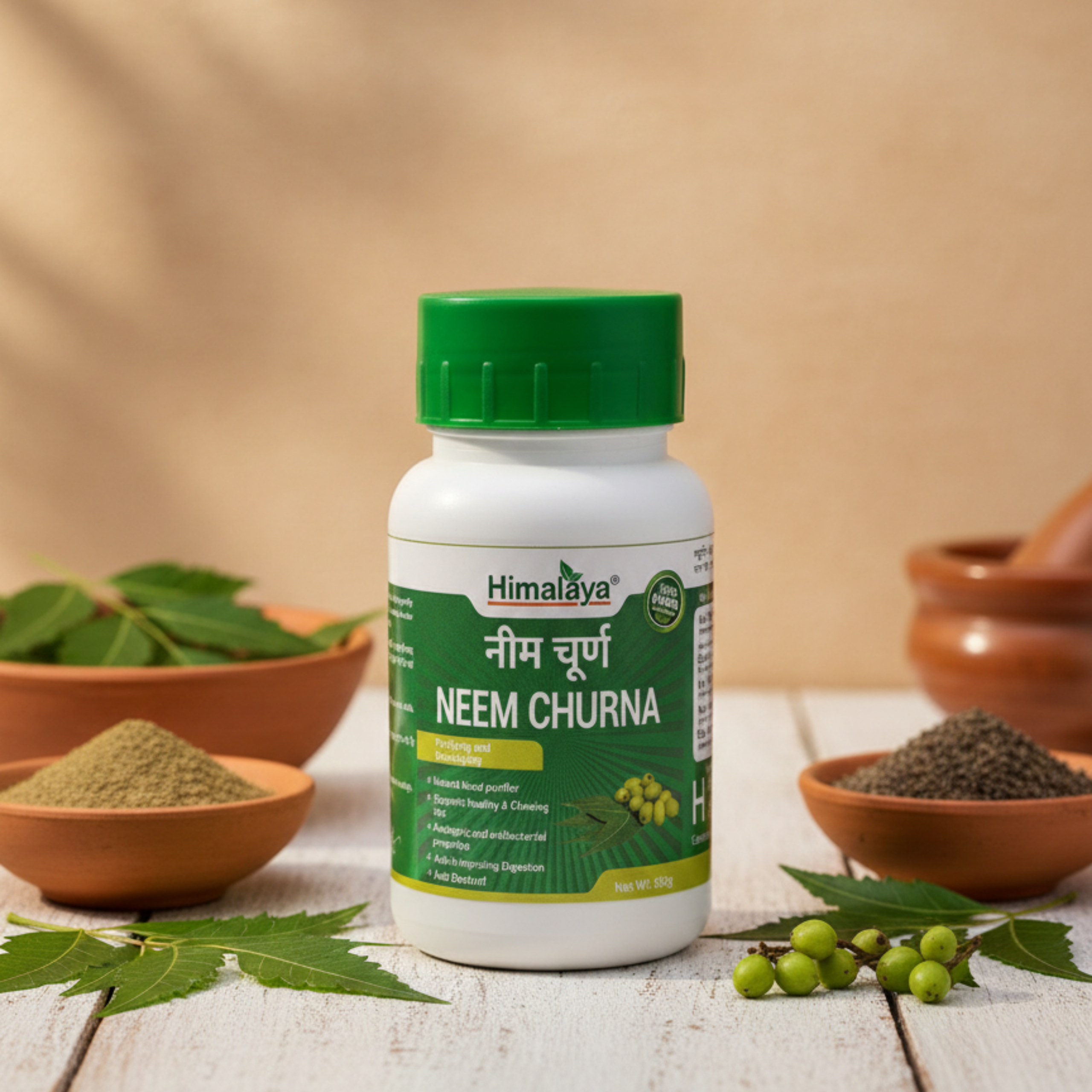 Himalaya Pharmacy Neem Churna (नीम चूर्ण): Natural Blood Purifier & Skin Care Specialist, 100gm
